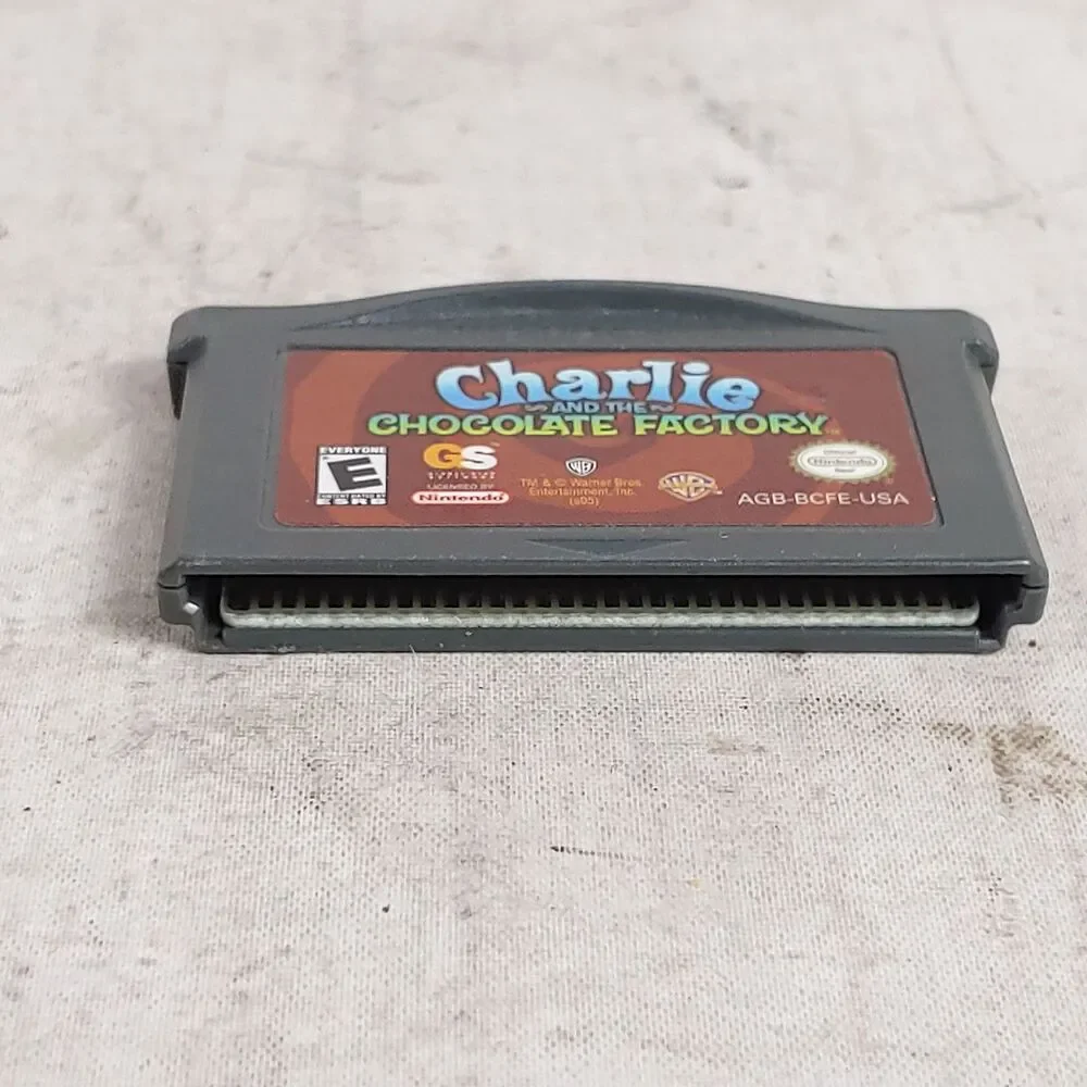 Nintendo Game Boy Advance Charlie and the Chocolate Factory GBA Cartridge TESTED